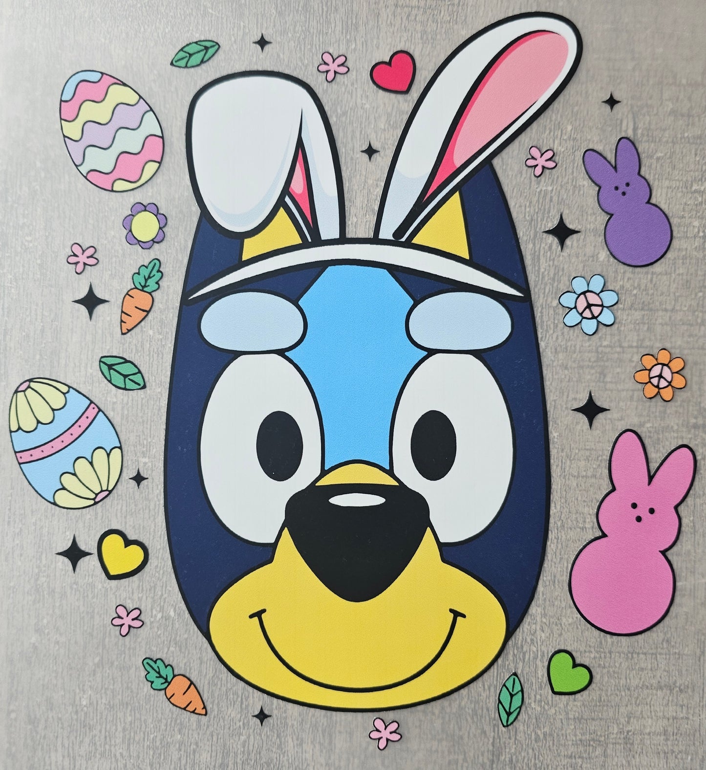 Easter Blue Dog - Children's DTF