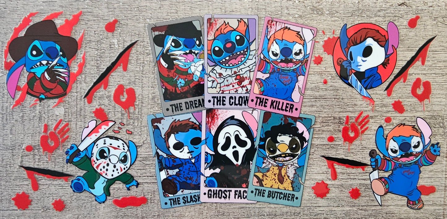 Blue Alien Killer 16oz Wrap