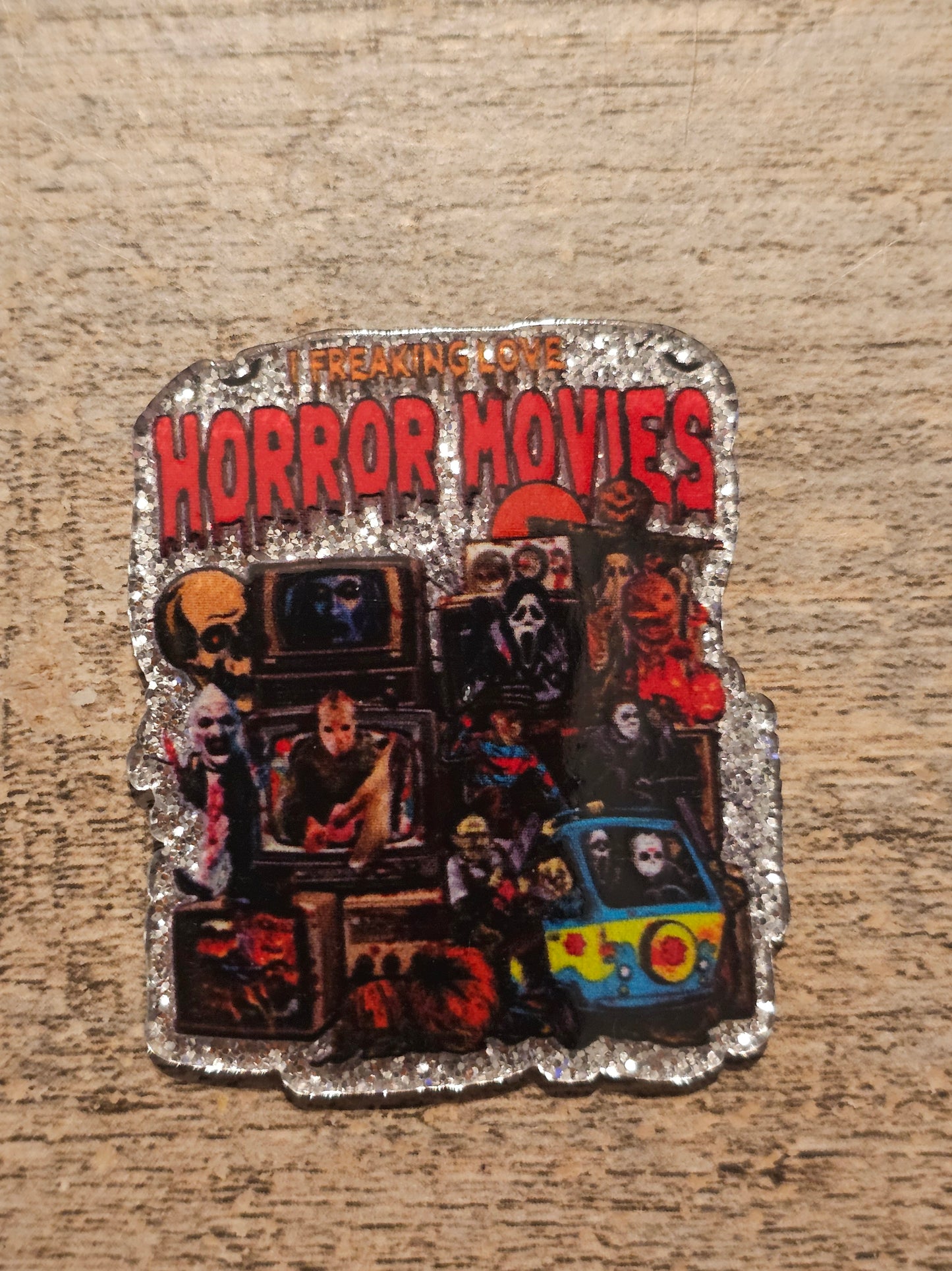 Horror Movie Halloween Acrylic Flat Back