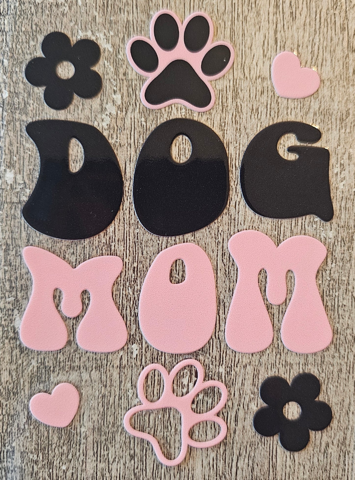 Dog Mom 4in Decal
