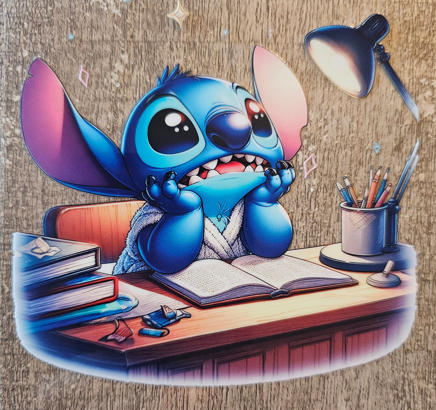 Blue Alien 4in Decal