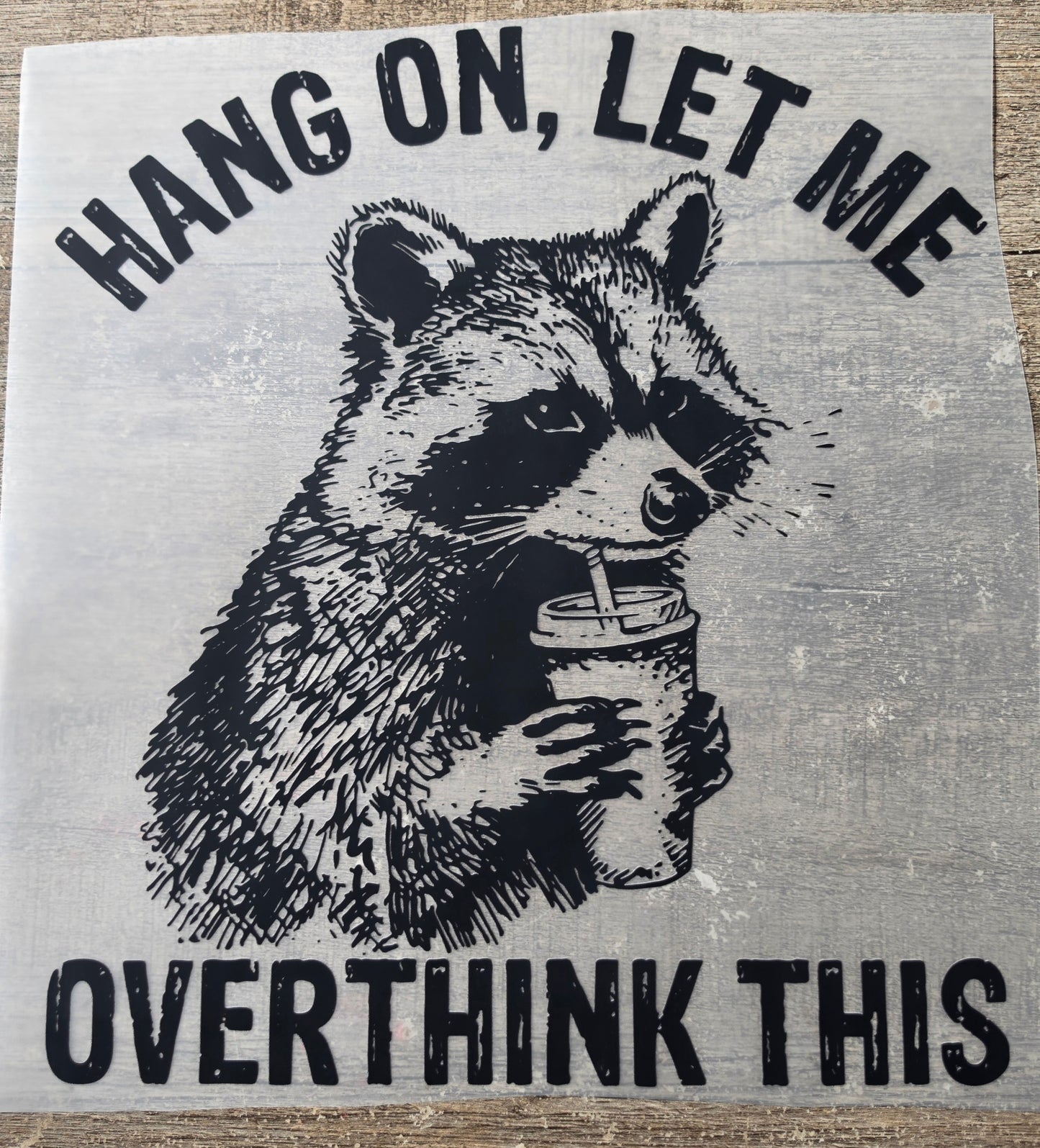 Racoon Overthink DTF