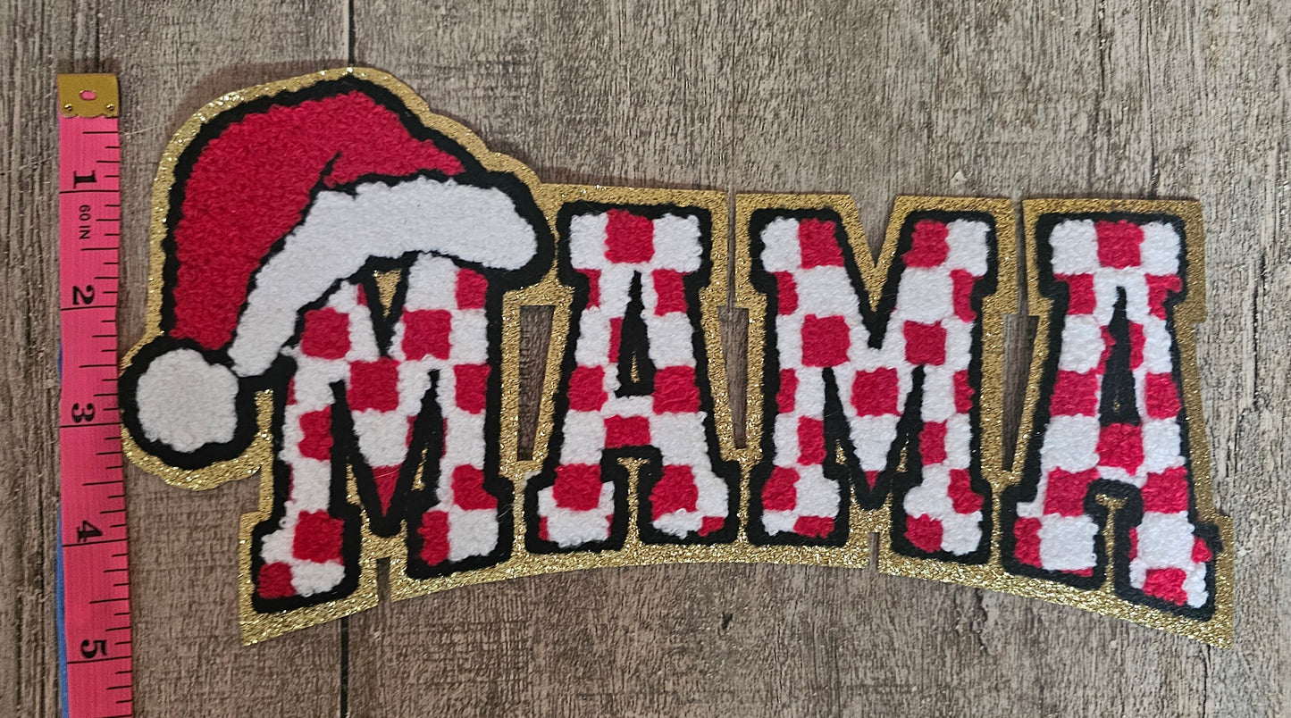 Christmas Santa Mama Patch