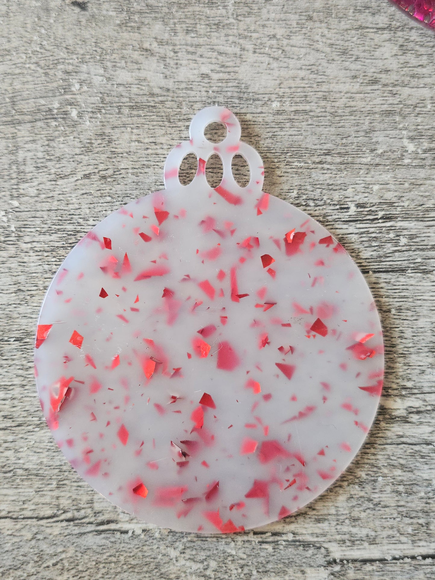Red Ornament Blank