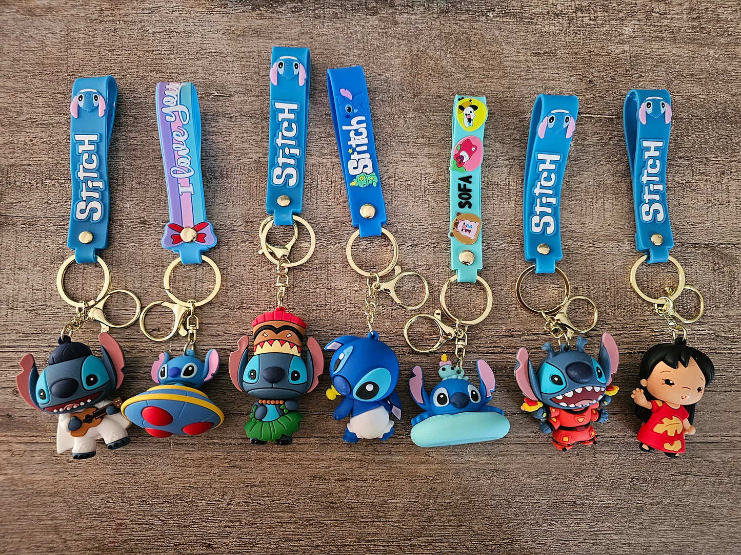 Blue Alien Keychain