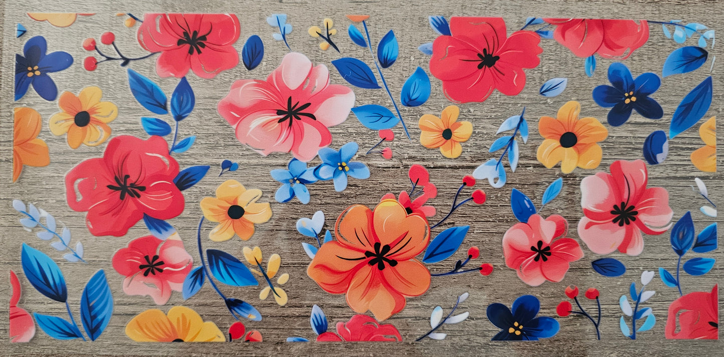 Flower 16oz Wrap