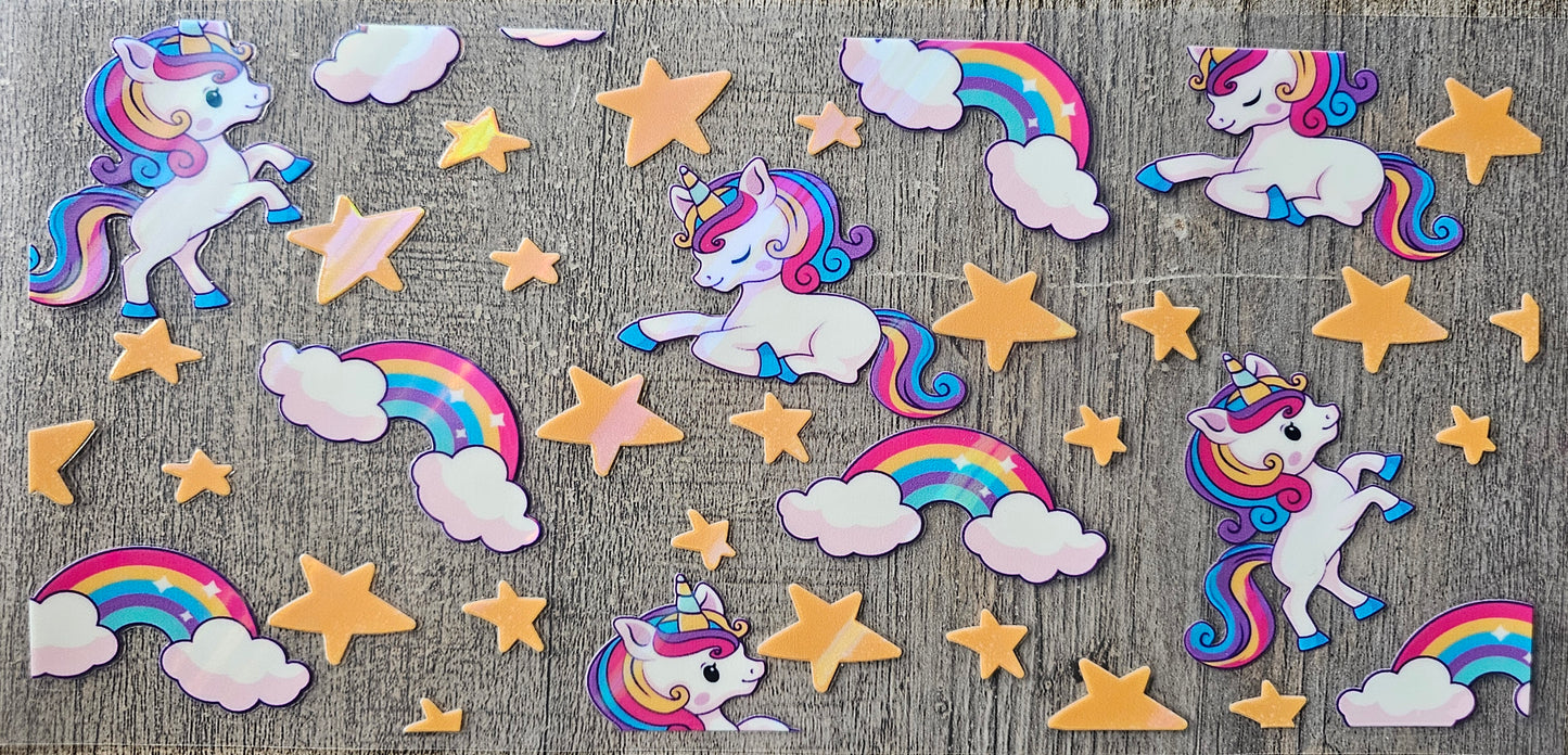 Holographic Unicorn 16oz Wrap
