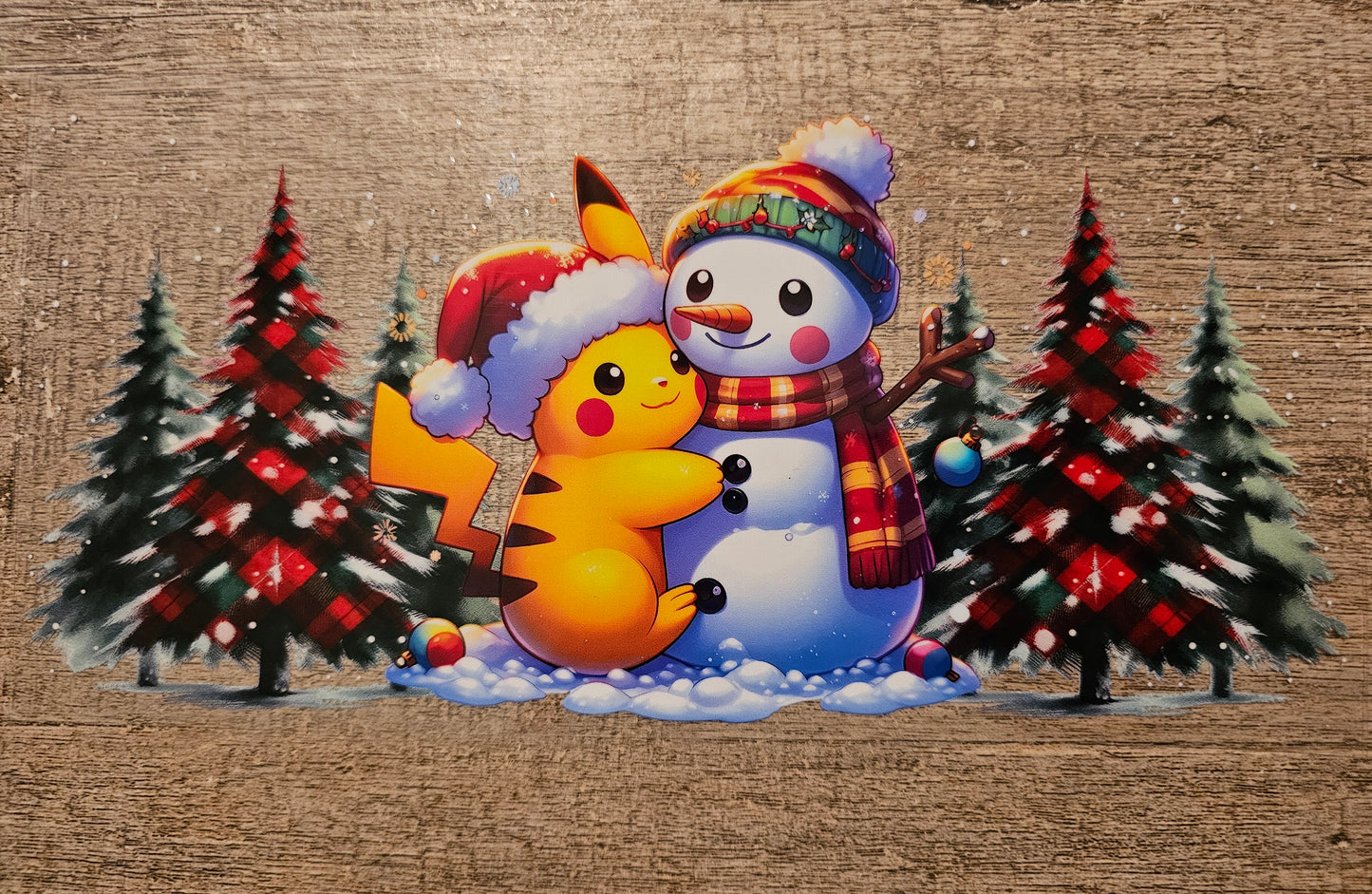 Christmas Pocket Monster 16oz Wrap