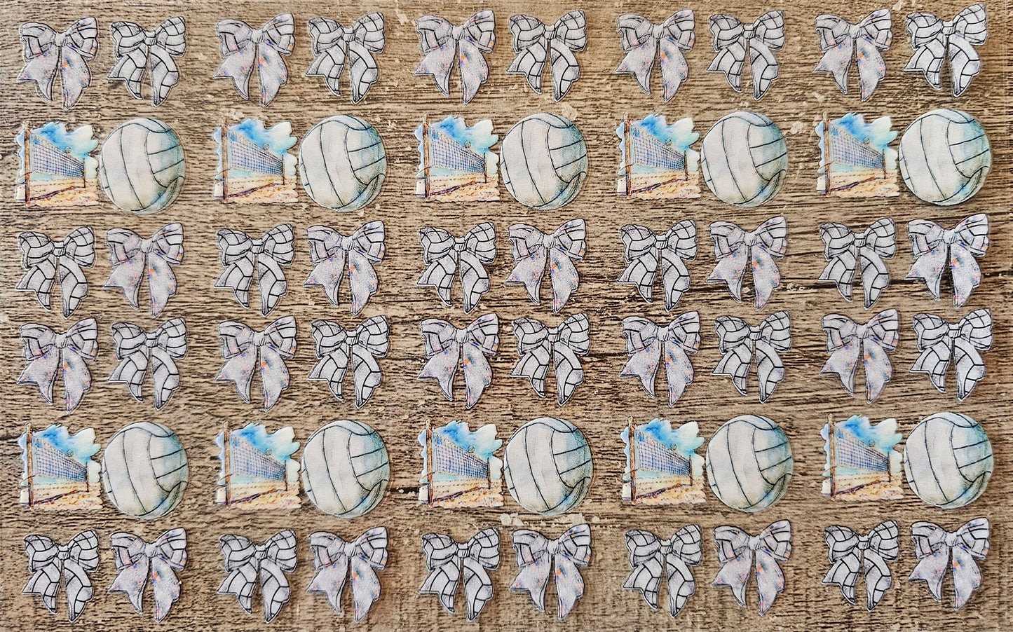 Volleyball Pen/Bookmark Wrap Sheet
