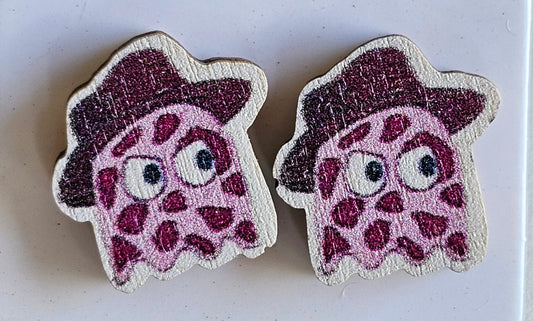 Freddy Krueger Wooden Earrings