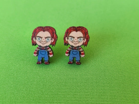 Chucky Wooden Earrings