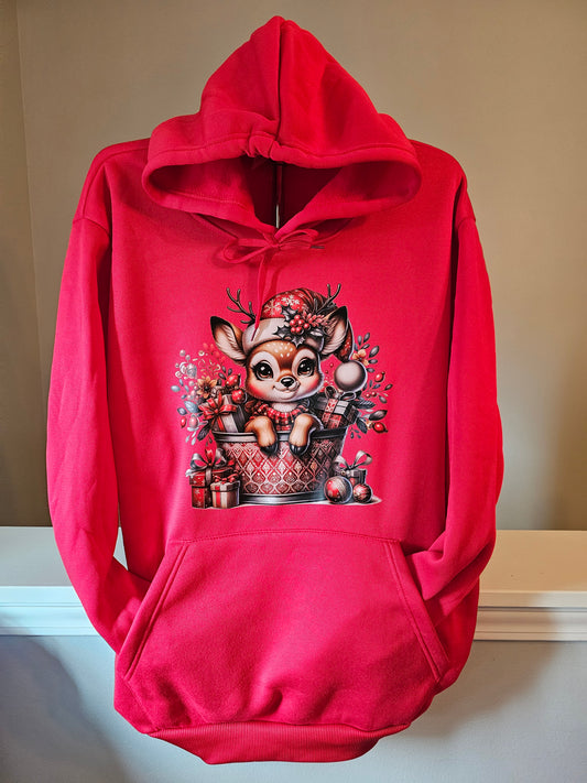 Deer Santa Hoodie