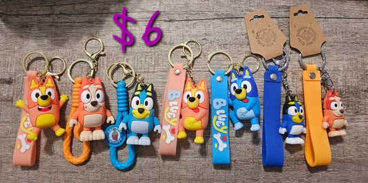 Blue Dog Keychains