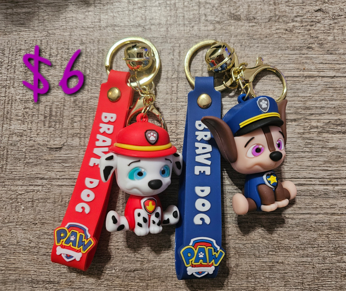 Paw Dog Keychains