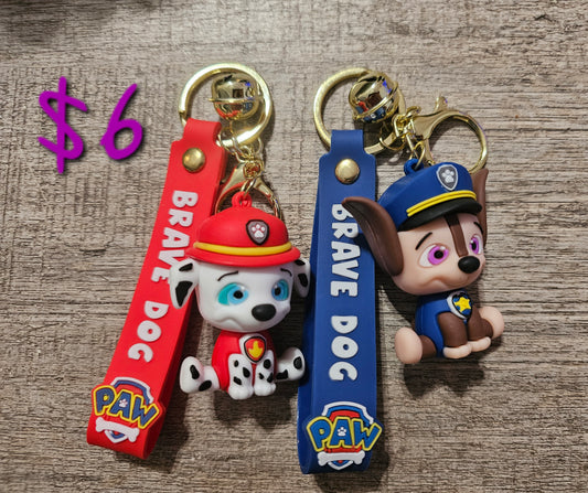 Paw Dog Keychains