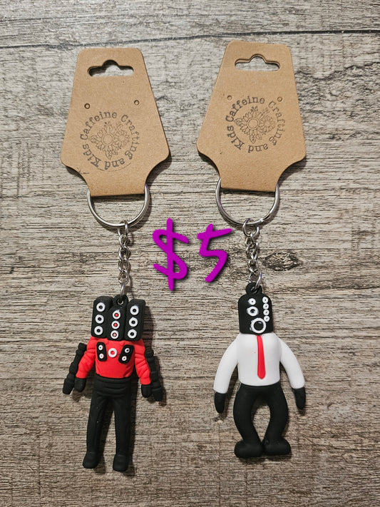 Skibidi Keychains