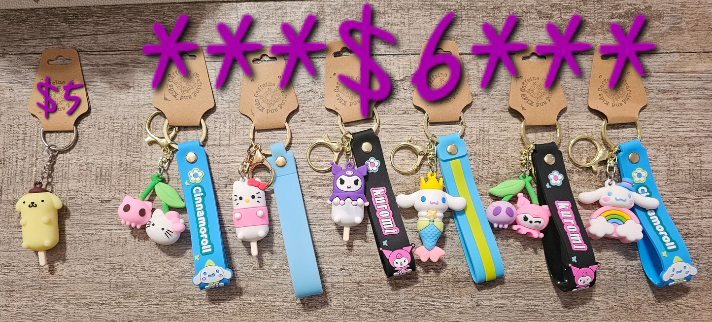HK and Friends Keychains