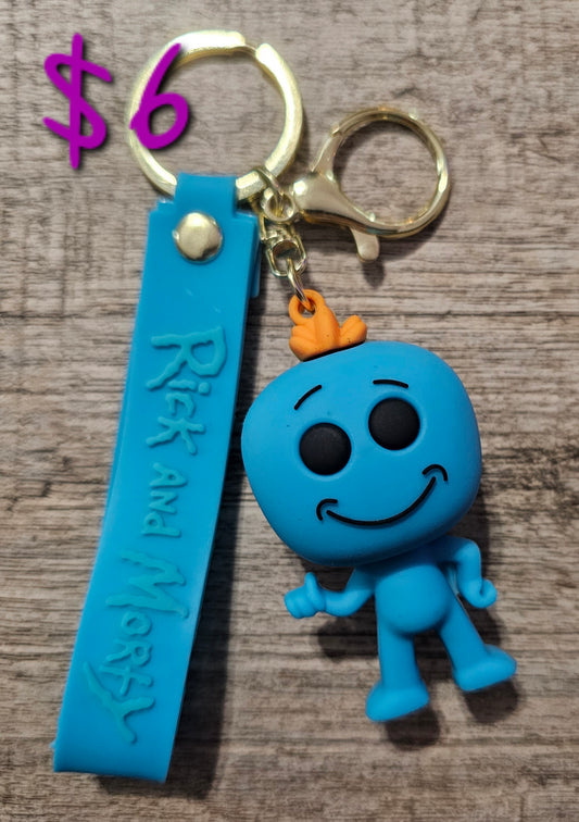 R and Morty Keychain