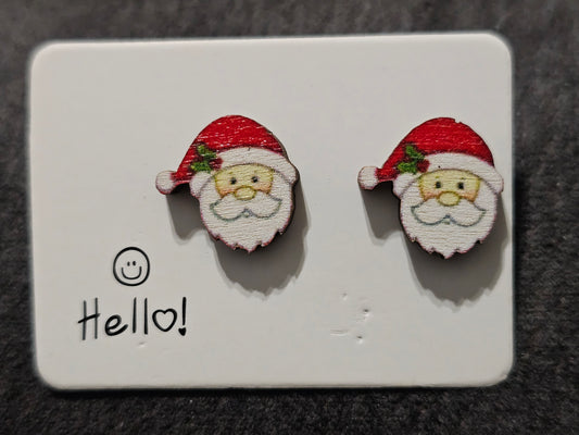 Santa Earrings