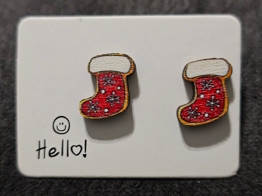 Christmas Stocking Earring