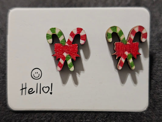 Candycane Earrings