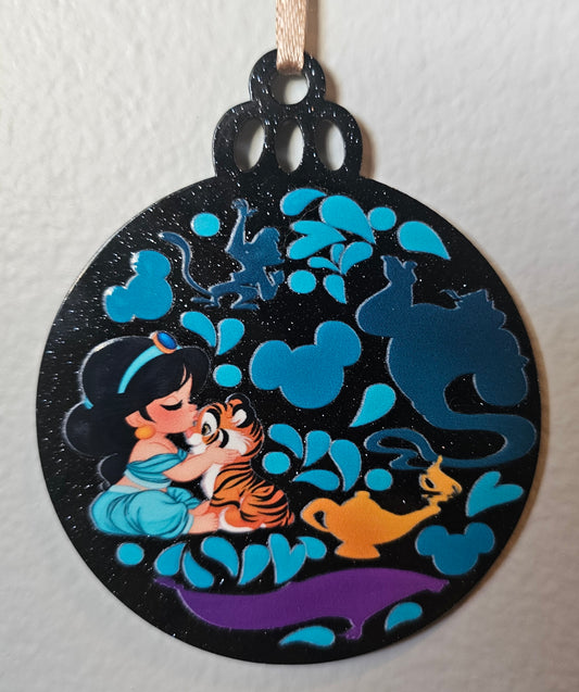 Princess and Tiger Ornament