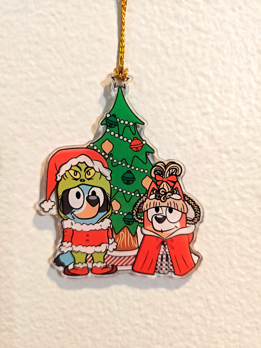 Blue Dog Whoville Ornament