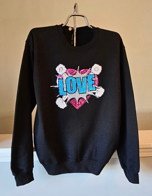 Love Crewneck Sweater