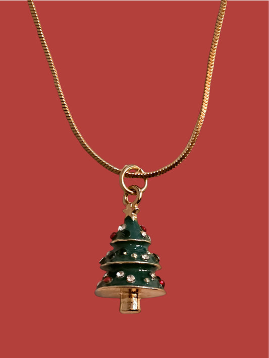 Christmas Tree Necklace