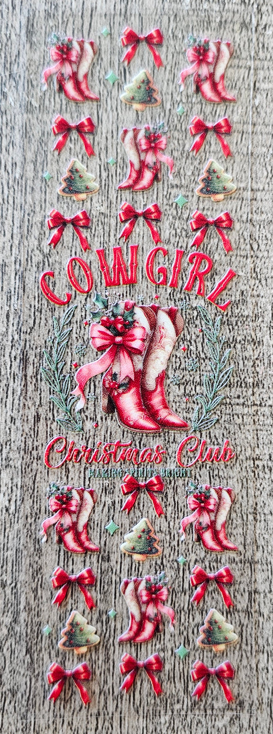 Christmas Western Pen/Bookmark Wrap