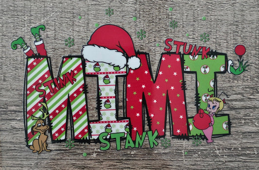 Christmas Mimi 4in Decal