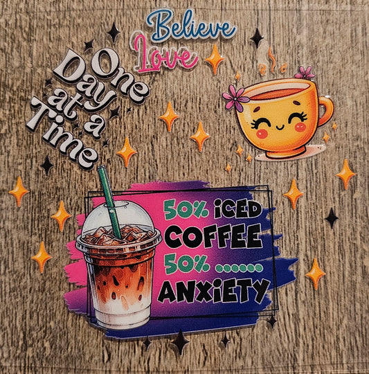 Coffee and Anxiety Round Wrap