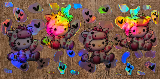 Holographic HK Cow 16oz Wrap
