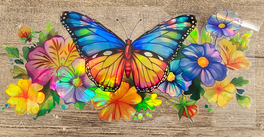 Butterfly Holographic 16oz Wrap