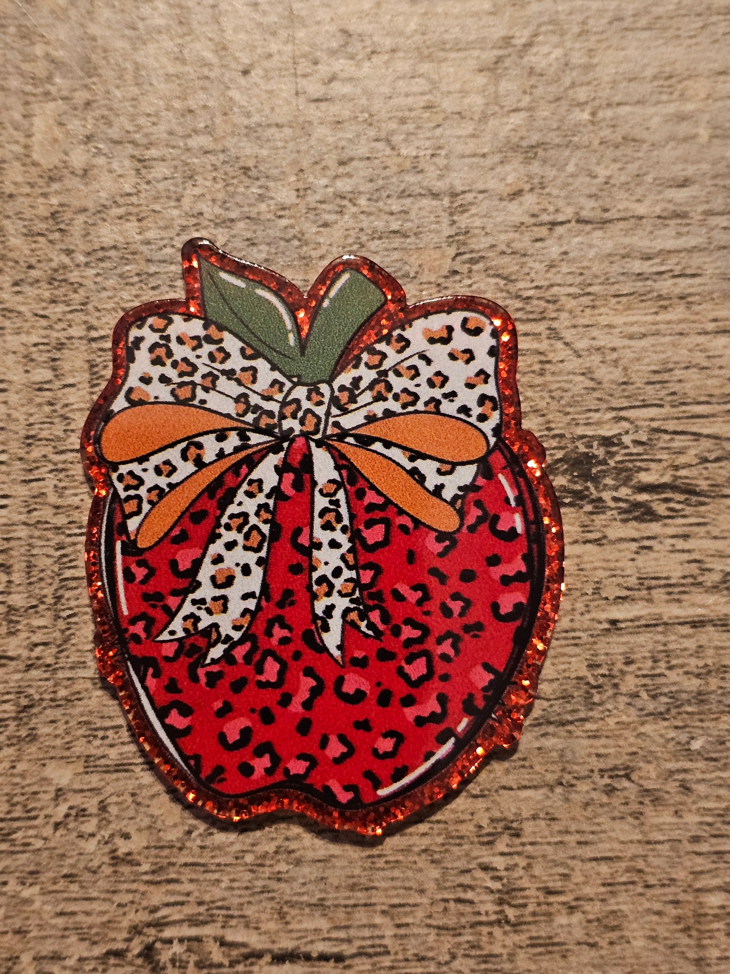 Teacher Apple Acrylic Flat Back