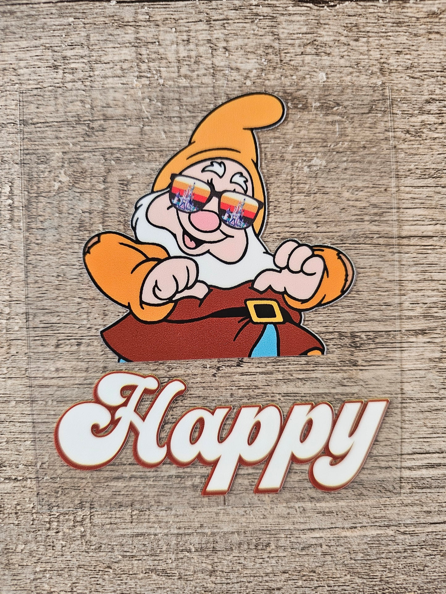 Happy 4inch Decal