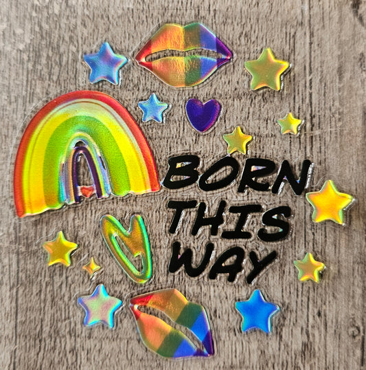 Pride Holographic Round Wrap
