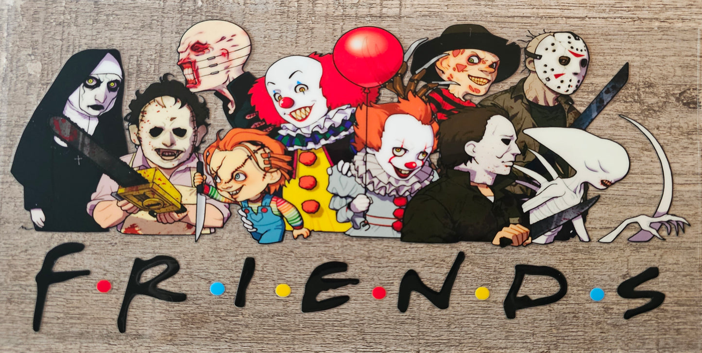 Halloween Killer Friends 16oz Wrap
