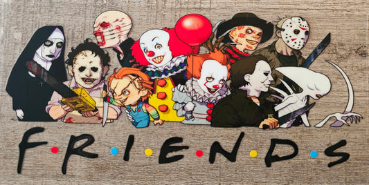 Halloween Killer Friends 16oz Wrap