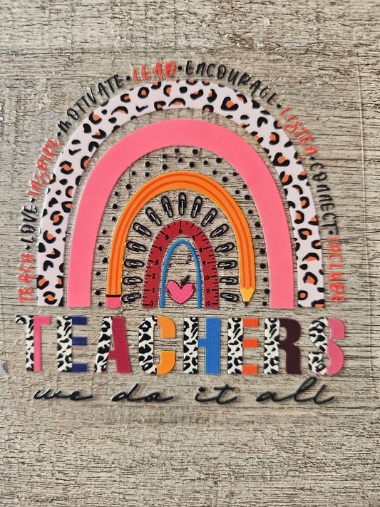 Teacher 4in Decal