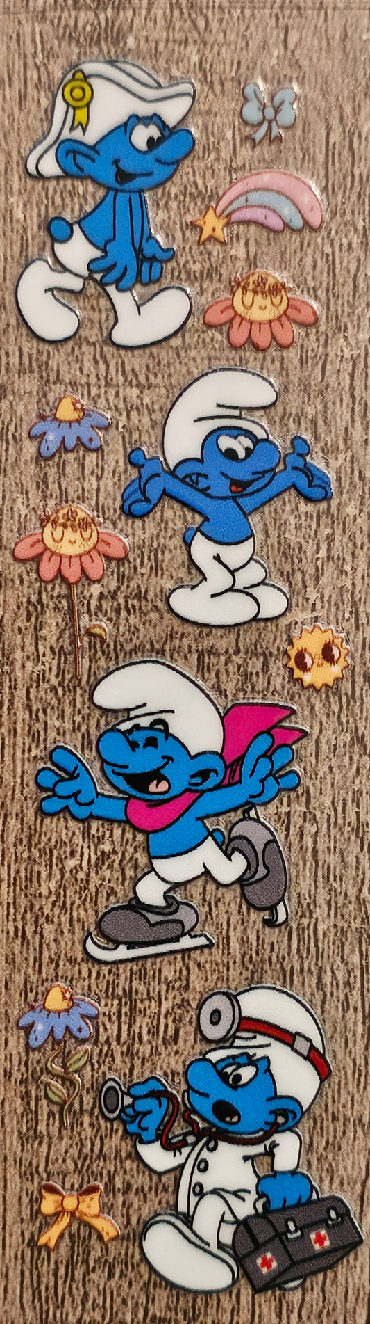 Blue Cartoon Pen/Bookmark Wrap