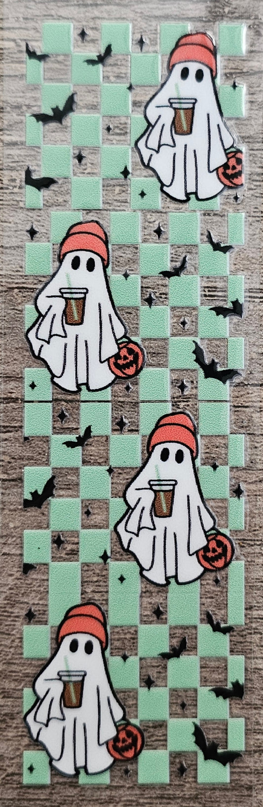 Coffee and Ghost Pen/Bookmark Wrap