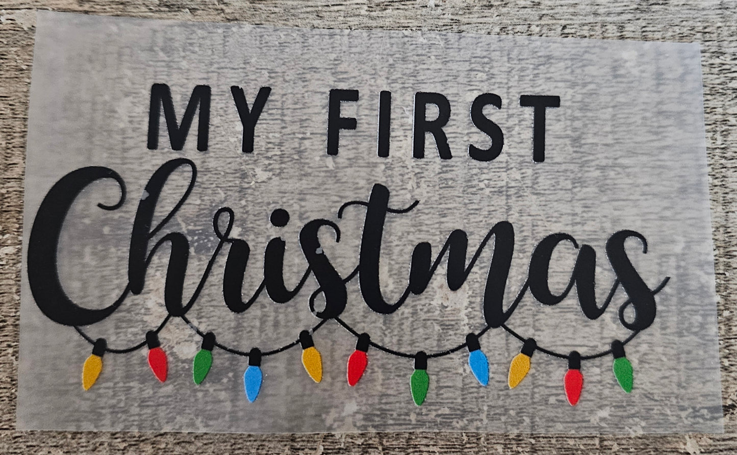 My First Christmas Infant DTF