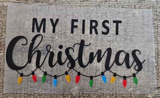 My First Christmas Infant DTF