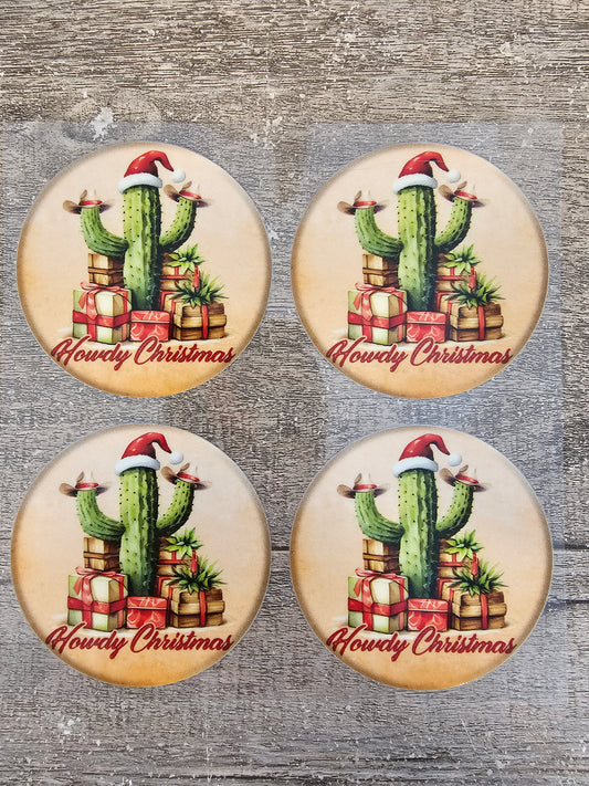 Western Cactus Round Wrap Sheet