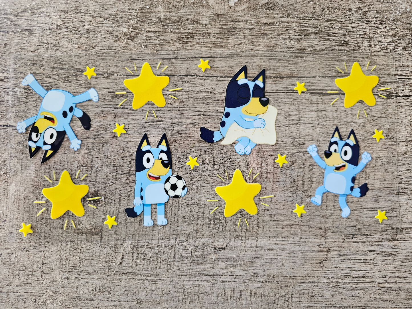 Blue Dog Stars 16oz Wrap