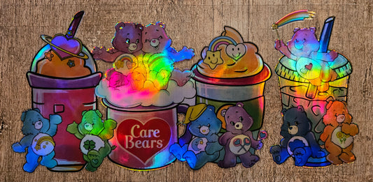 Holographic Bears 16oz Wrap