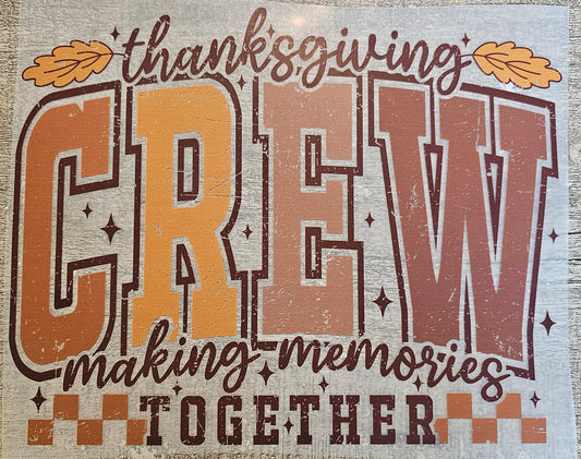 Thanksgiving Crew Children's DTF
