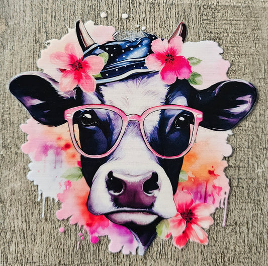 Cow 4in Decal