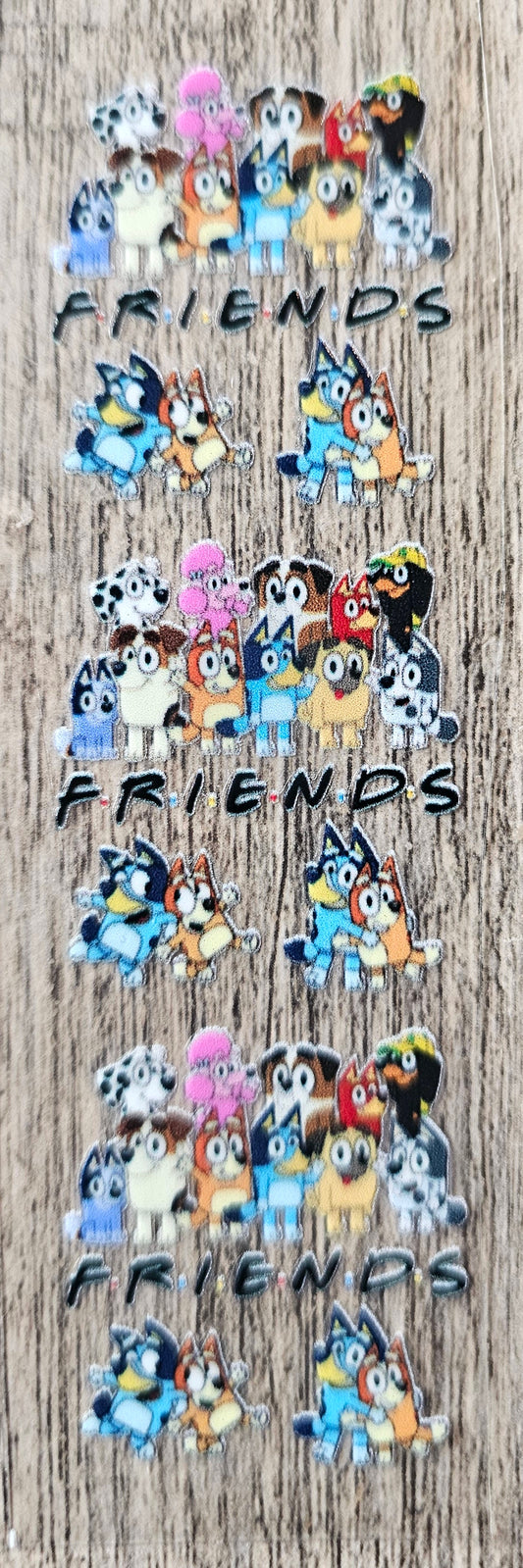 Blue Dofg Friends Pen/Bookmark Wrap